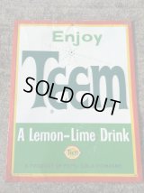 Vintage　LEMON-LIME DRINK”TEEM”  Signboard