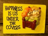 1970’s　Message Wall Tapestry　~ Happiness is Us Under the Covers ~ 