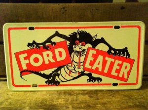 画像1: Monster License Plate