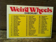 他の写真1: WEIRD WHEELS Hot Rod Monster Card Sticker