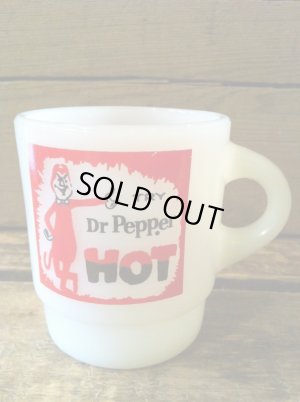 画像1: Fire King Dr Pepper Soda Hot Devil Mug