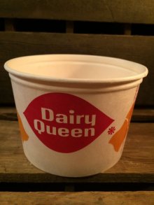 他の写真2: Dairy Queen Paper Cup　ビンテージ　デイリークイーン　アイスクリーム　ファーストフード　カップ　アドバタイジング　企業物　アメリカ雑貨　ヴィンテージ　80年代　vintage 