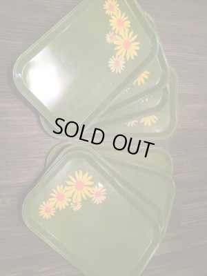 画像1: Flower Metal Tray