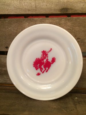 画像1: Hazel Atlas Cowboy Dinner Plate