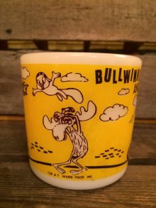 他の写真1: Rocky & Bullwinkle Westfleld Mug　ビンテージ ロッキー＆ブルウィンクル カートゥーン マグカップ ウエストフィールド ミルクガラス キッチンウェア アメリカ雑貨 60年代