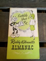 Reddy Kilowatt's Almanac　ビンテージ レディキロワット 年鑑 ブック アドバタイジング 企業キャラクター 企業物 アメリカ雑貨 ヴィンテージ 60年代