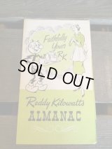 Reddy Kilowatt's Almanac　ビンテージ レディキロワット 年鑑 ブック アドバタイジング 企業キャラクター 企業物 アメリカ雑貨 ヴィンテージ 60年代