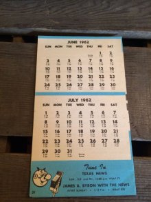 他の写真1: Reddy Kilowatt's Almanac　ビンテージ レディキロワット 年鑑 ブック アドバタイジング 企業キャラクター 企業物 アメリカ雑貨 ヴィンテージ 60年代