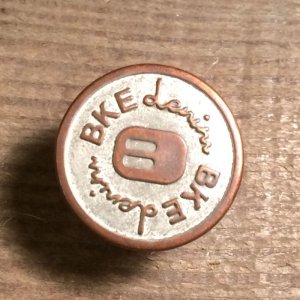 画像1: BKE Denim Work Button