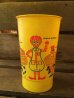 マクドナルドキャラクターのビンテージプラスチックカップ