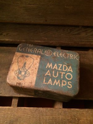 画像1: General Electric Lamps Metal Tin Can