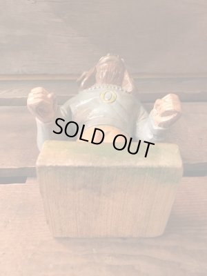 画像5: Wood Bull Dog College Mascot Figure