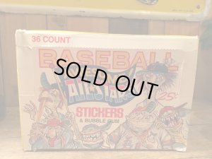 画像1: AWESOME! ALL-STARS BASEBALL STICKERS & BUBBLE GUM COMPLETE SET