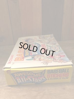 画像5: AWESOME! ALL-STARS BASEBALL STICKERS & BUBBLE GUM COMPLETE SET