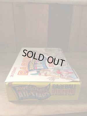 画像5: AWESOME! ALL-STARS BASEBALL STICKERS & BUBBLE GUM COMPLETE SET