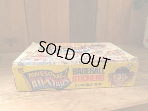 画像4: AWESOME! ALL-STARS BASEBALL STICKERS & BUBBLE GUM COMPLETE SET