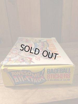 画像3: AWESOME! ALL-STARS BASEBALL STICKERS & BUBBLE GUM COMPLETE SET