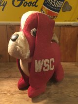 Washington State College Stuffed Felt Dog 