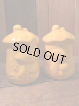 70's Mushroom Salt & Pepper 70年代　ビンテージ　きのこ　ソルト　アンド　ペッパー　ヴィンテージ　セラミック(陶器)製　