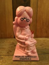 "WORLD'S GREATEST GRANDMA"Message Doll ビンテージ　カラー　メッセージドール　70年代　ヴィンテージ