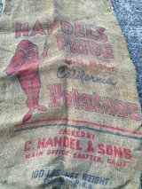 Potato sack Vintage  ビンテージ　ポテトサック　麻袋　50年代　ヴィンテージ