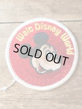 Disney Vintage Patch ビンテージ　ディズニー　刺繍　ワッペン　ミッキーマウス　70年代　ヴィンテージ