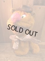 Sesame Street Fisher Price Fozzie Puppet Doll　ビンテージ　フィッシャープライス　ジムヘンソン　マペッツ　フォジー　ハンドパペット　70年代