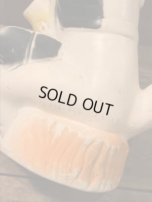 1960年代頃のソフビ製スクイーズトイlan Jay Clarolyte社のネコのフィギュア