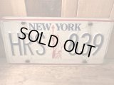 New York Vintage  LICENSE PLATES　ビンテージ　ニューヨーク　アメリカ　ライセンスプレート　ナンバープレート　ヴィンテージ