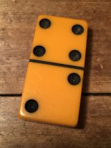 50's Bakelite Butterscotch Catalin Dominoes　ビンテージ　ベークライト　ドミノ　50年代　ヴィンテージ