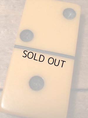  50年代頃のベークライトで出来たビンテージドミノ