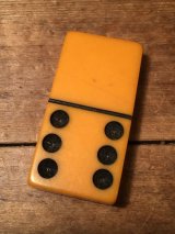 50's Bakelite Butterscotch Catalin Dominoes　ビンテージ　ベークライト　ドミノ　50年代　ヴィンテージ