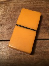 50's Bakelite Butterscotch Catalin Dominoes　ビンテージ　ベークライト　ドミノ　50年代　ヴィンテージ