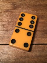 50's Bakelite Butterscotch Catalin Dominoes　ビンテージ　ベークライト　ドミノ　50年代　ヴィンテージ