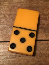 50's Bakelite Butterscotch Catalin Dominoes　ビンテージ　ベークライト　ドミノ　50年代　ヴィンテージ