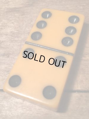  50年代頃のベークライトで出来たビンテージドミノ