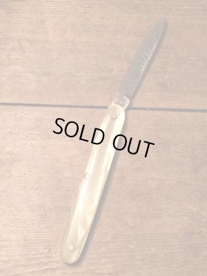 50年代頃の持ち手にシェルが使用されているビンテージポケットナイフ