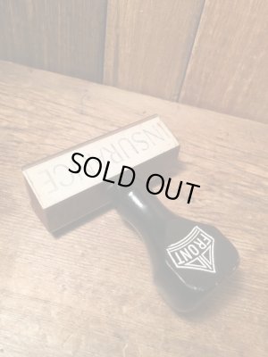 木製のビンテージスタンプ