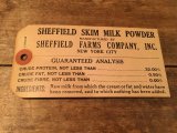 Vintage Sheffield Farms Milk Tag ビンテージ　ミルクタグ　紙物　紙タグ　ヴィンテージ