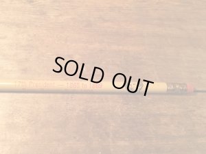 歴代のアメリカ大統領がデザインされているビンテージ鉛筆