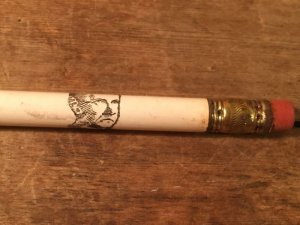 歴代のアメリカ大統領がデザインされているビンテージ鉛筆