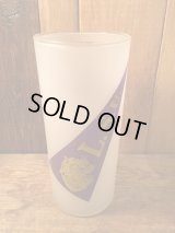 College Pennant VIntage Glass ビンテージ　カレッジ　グラス　ペナント柄　ラグビー　チーム　60年代　70年代　ヴィンテージ