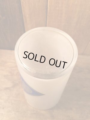 60〜70年代頃のラグビーチームデザインのペナント柄カレッジグラス