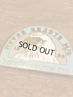  80年代、アメリカのモーターサイクルのクラブチームのピンバッジ