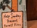 アメリカの森林火災撲滅キャンペーンのPRキャラクター、スモーキーベアのマグネット