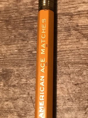 アメリカの企業の宣伝用ノベルティとして作られたビンテージの鉛筆