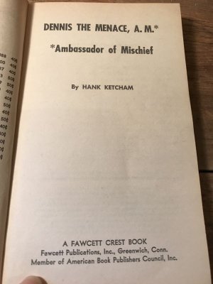 70年代頃のデニスザメナスのヴィンテージ漫画