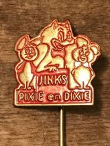 Pixie and Dixie Hat Pin ビンテージ　ハンナバーベラ　チュースケとチュータ ハットピン　６０年代頃　ヴィンテージ