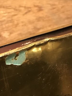 50年代頃のブリキ製のビンテージタバコ缶