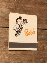 Bob's Big Boy Book Match　ビンテージ　ビッグボーイ　ブックマッチ　企業物　アドバタイジング　70年代　ヴィンテージ　vintage